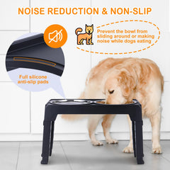 LALOBLUE foldable-dog-bowl-stand folds flat for travel and compact storage