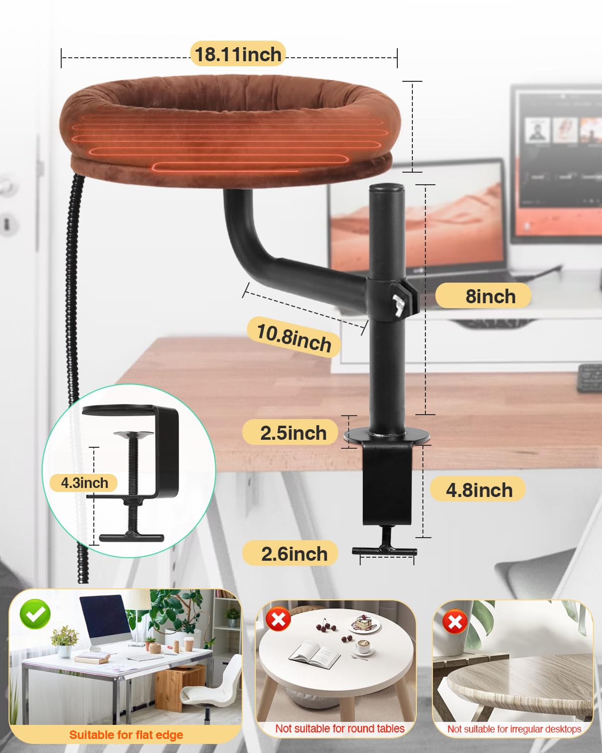 Lamlingo cat bed closeup shows plush surface and feline comfort