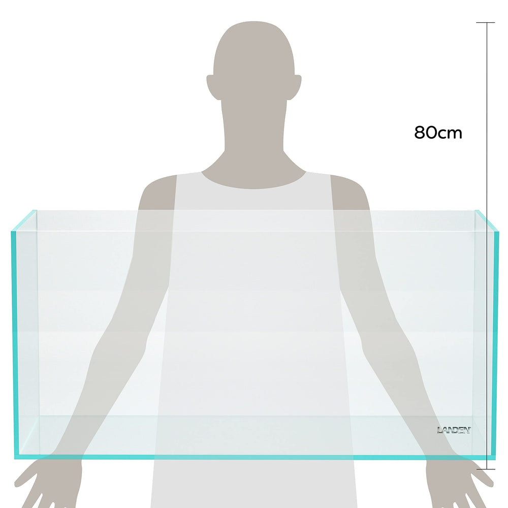 Landen 100P low-iron glass close-up emphasizes high clarity for natural-looking displays