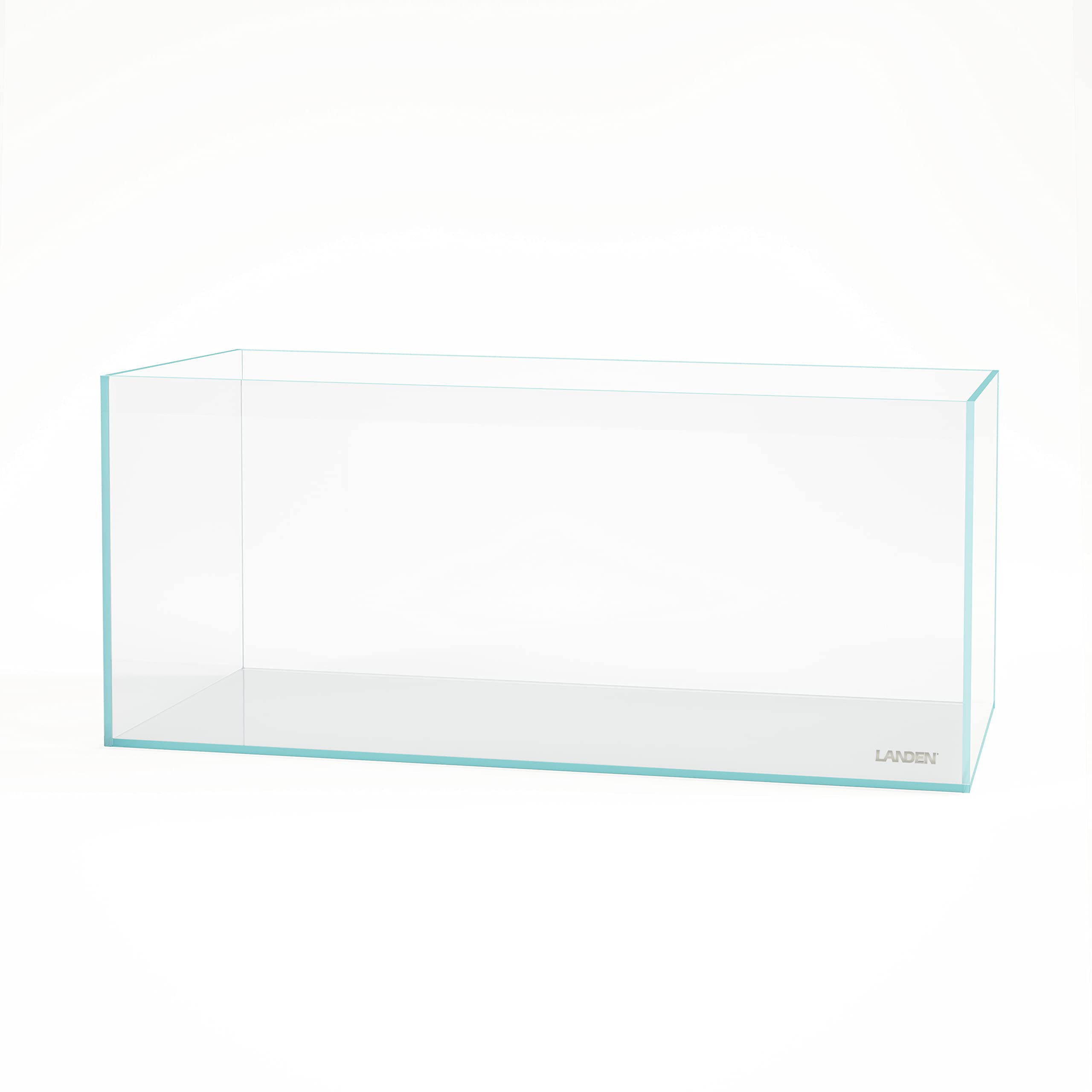 LANDEN 120P rimless glass-transparency close-up highlights ultra-clear glass.