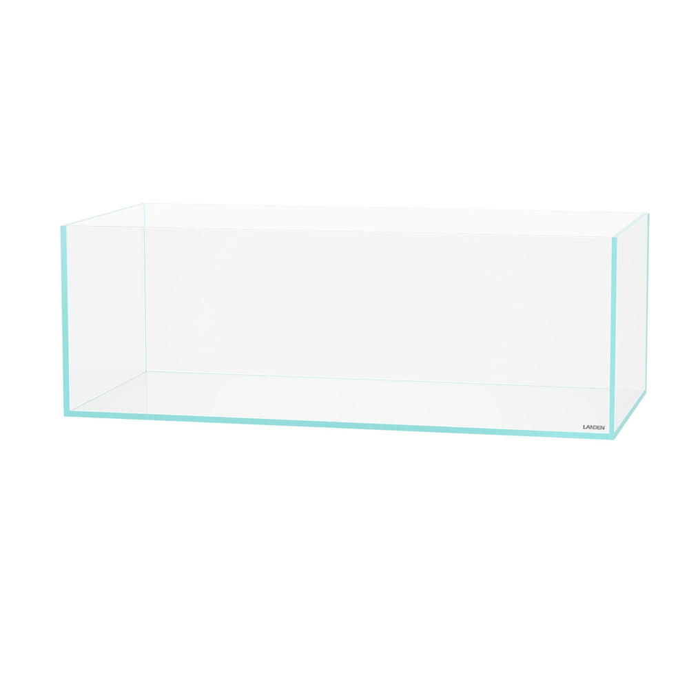 LANDEN 120SL edge-detail emphasizes durable 10mm glass with smooth edges.