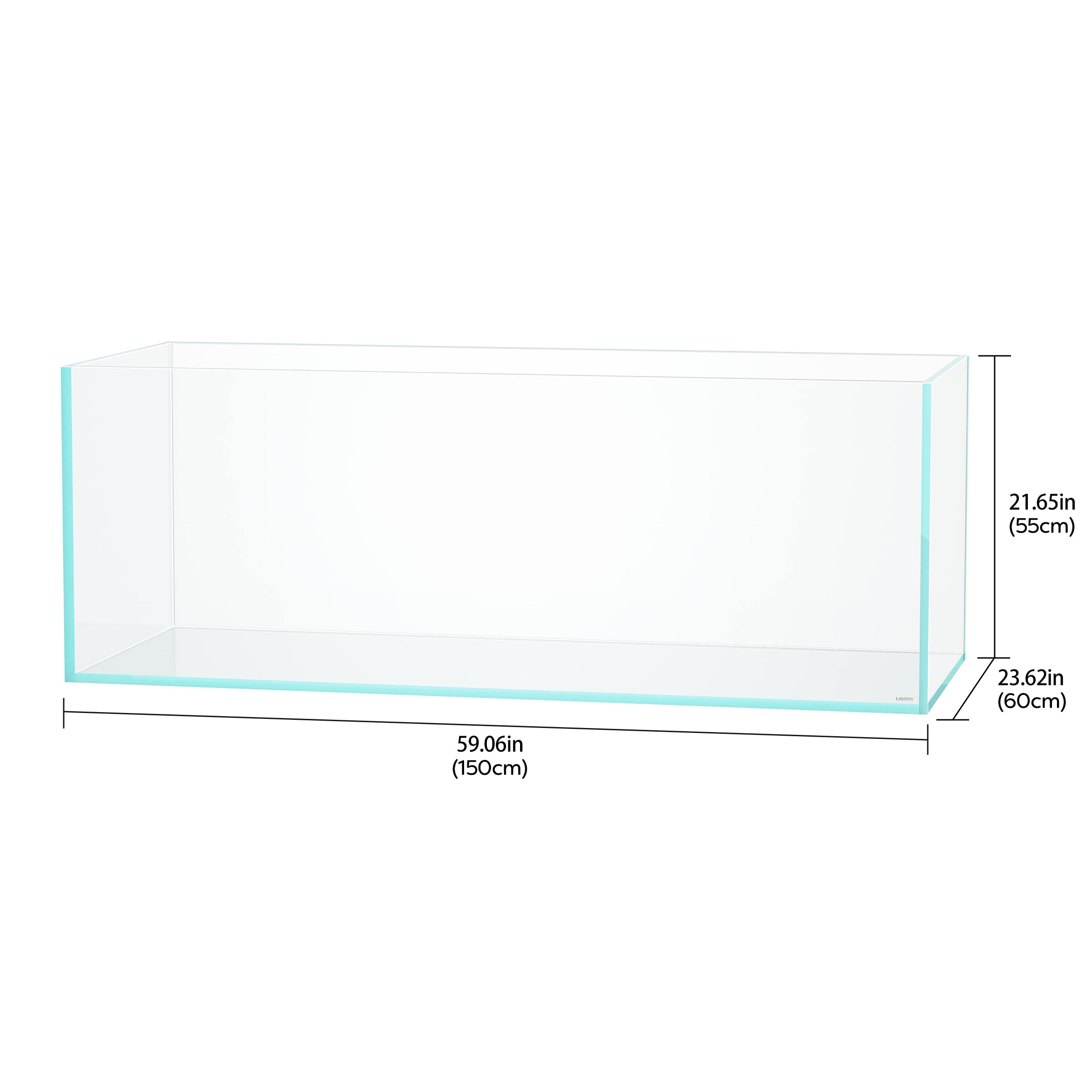 LANDEN 150P low-iron glass with 91% transmission preserves true colors.