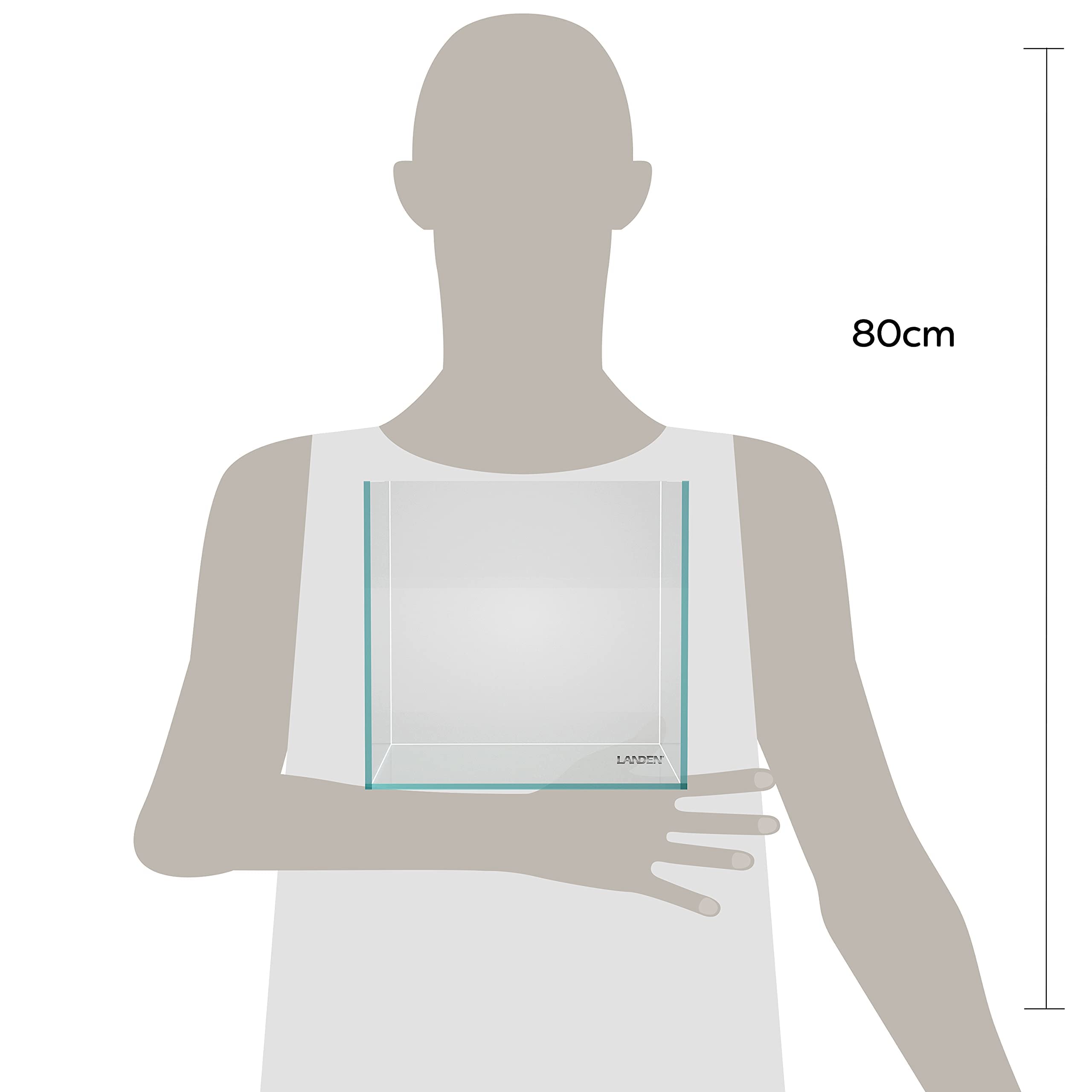 LANDEN 20C cube tank close-up edge polish for safety and aesthetics