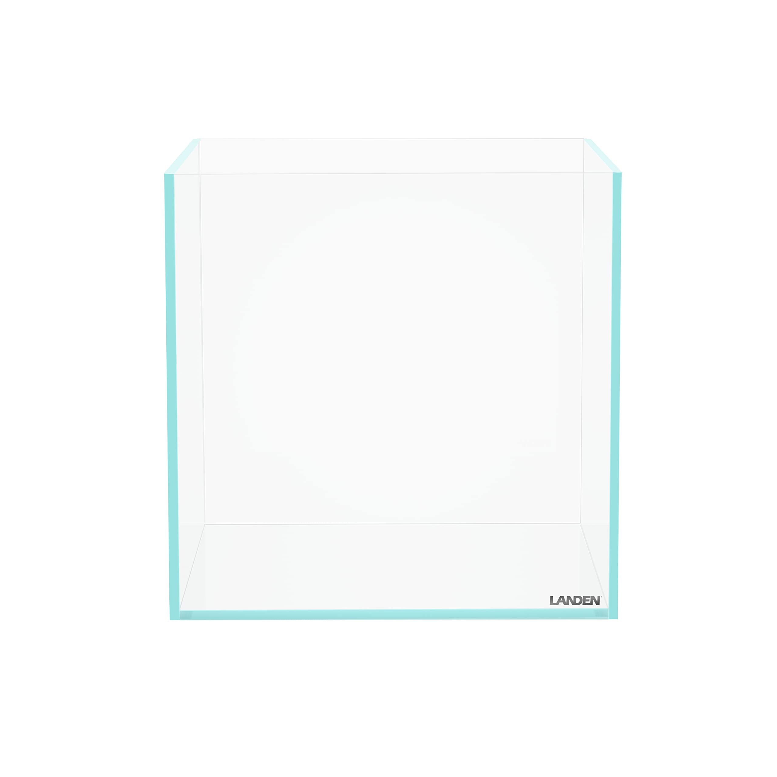 LANDEN 25C cube rimless aquarium nano foam mat included supports level setup.