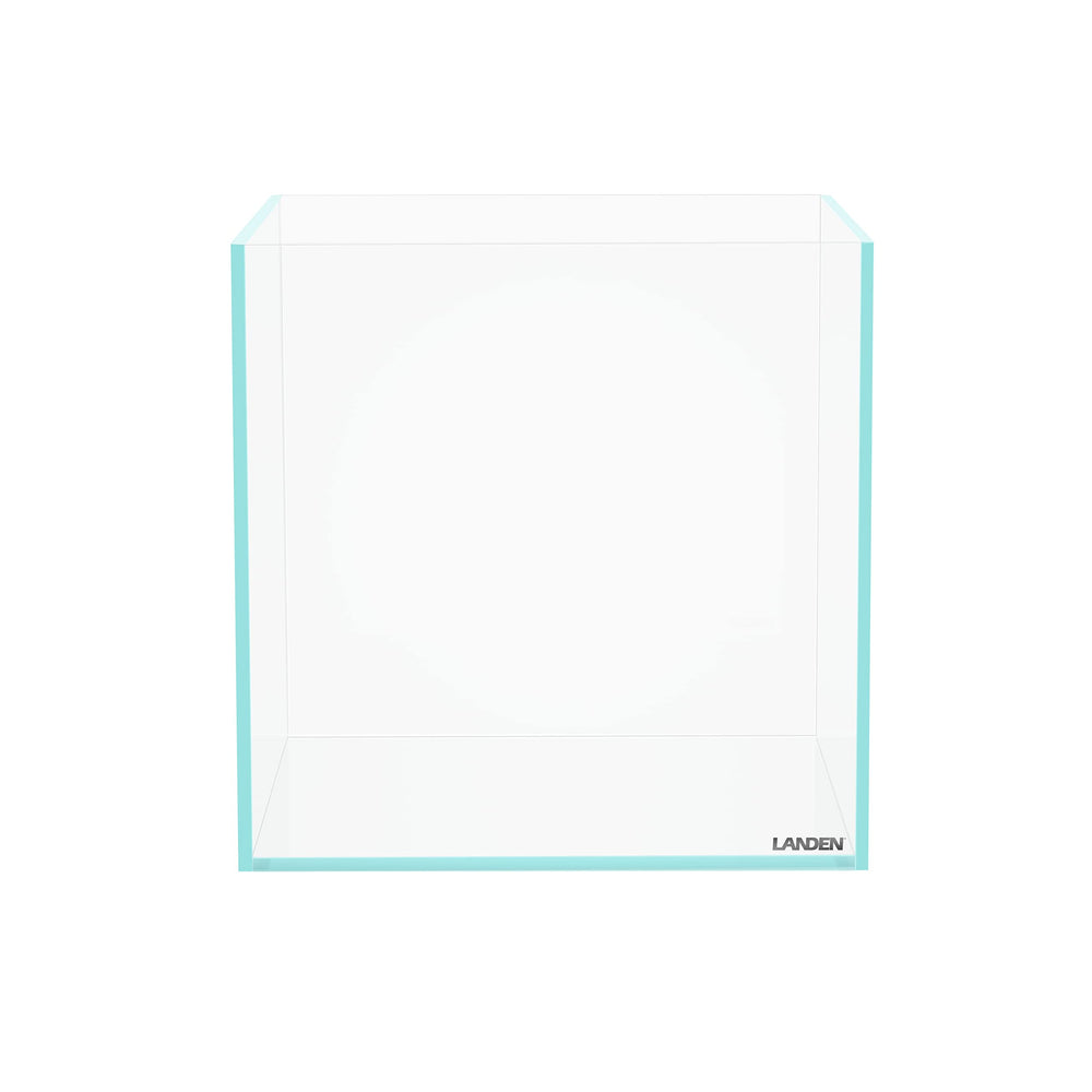 LANDEN 25C cube rimless aquarium nano foam mat included supports level setup.