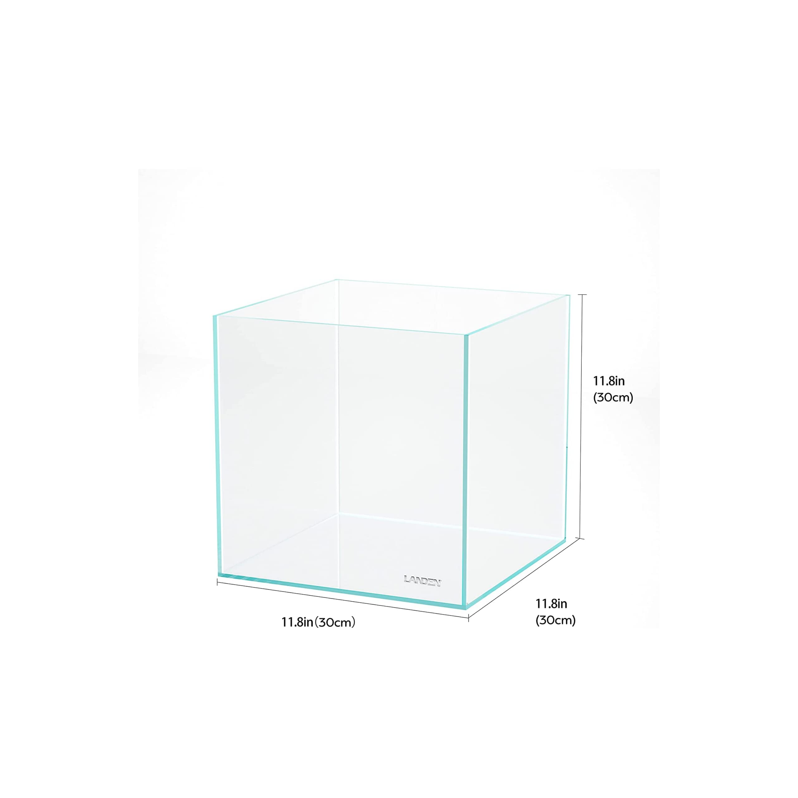 LANDEN 30C low-iron glass close-up highlighting high transparency