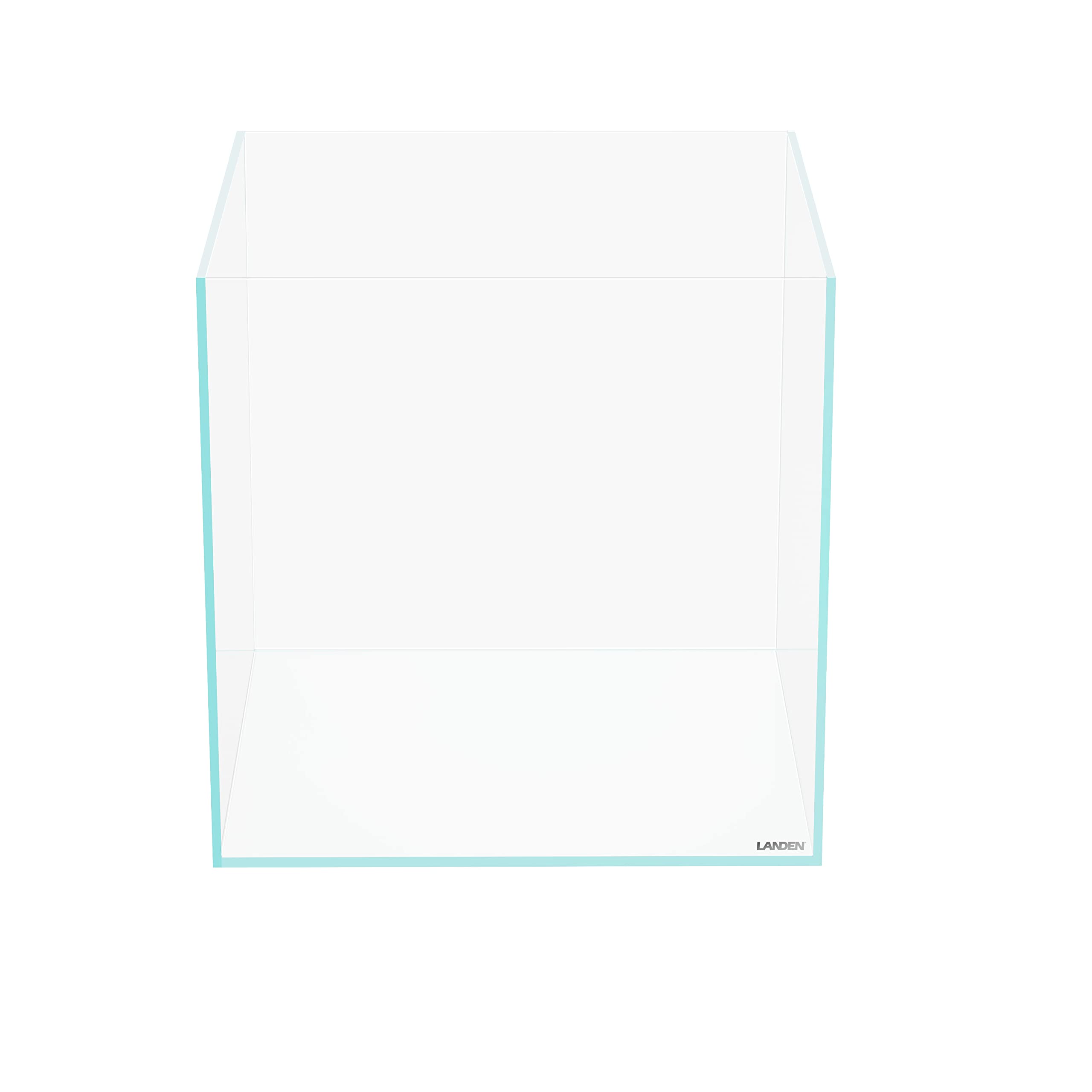 LANDEN 36C cube tank front view with rimless design for wide viewing