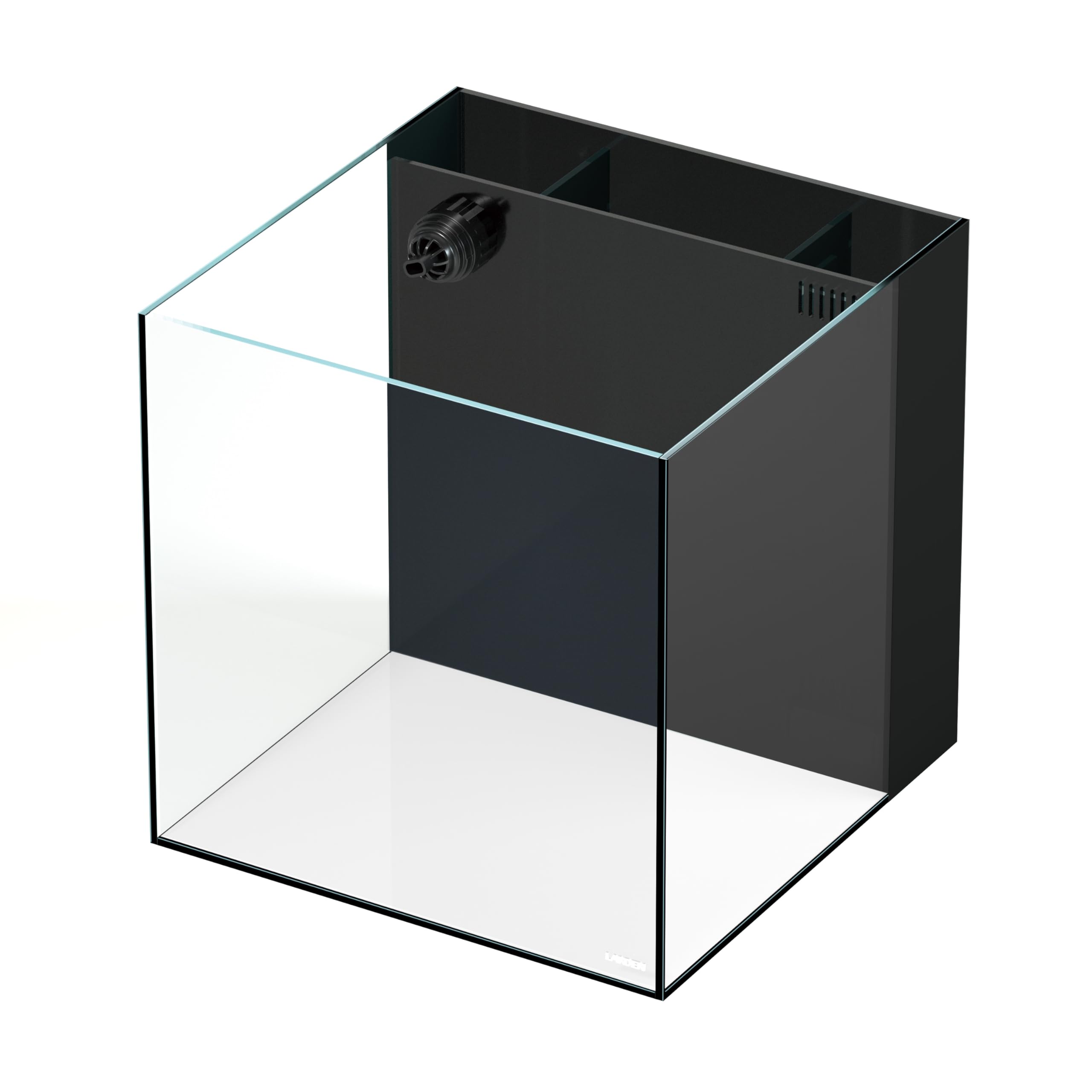 LANDEN 40C rimless edge glass highlights bright viewing from sides