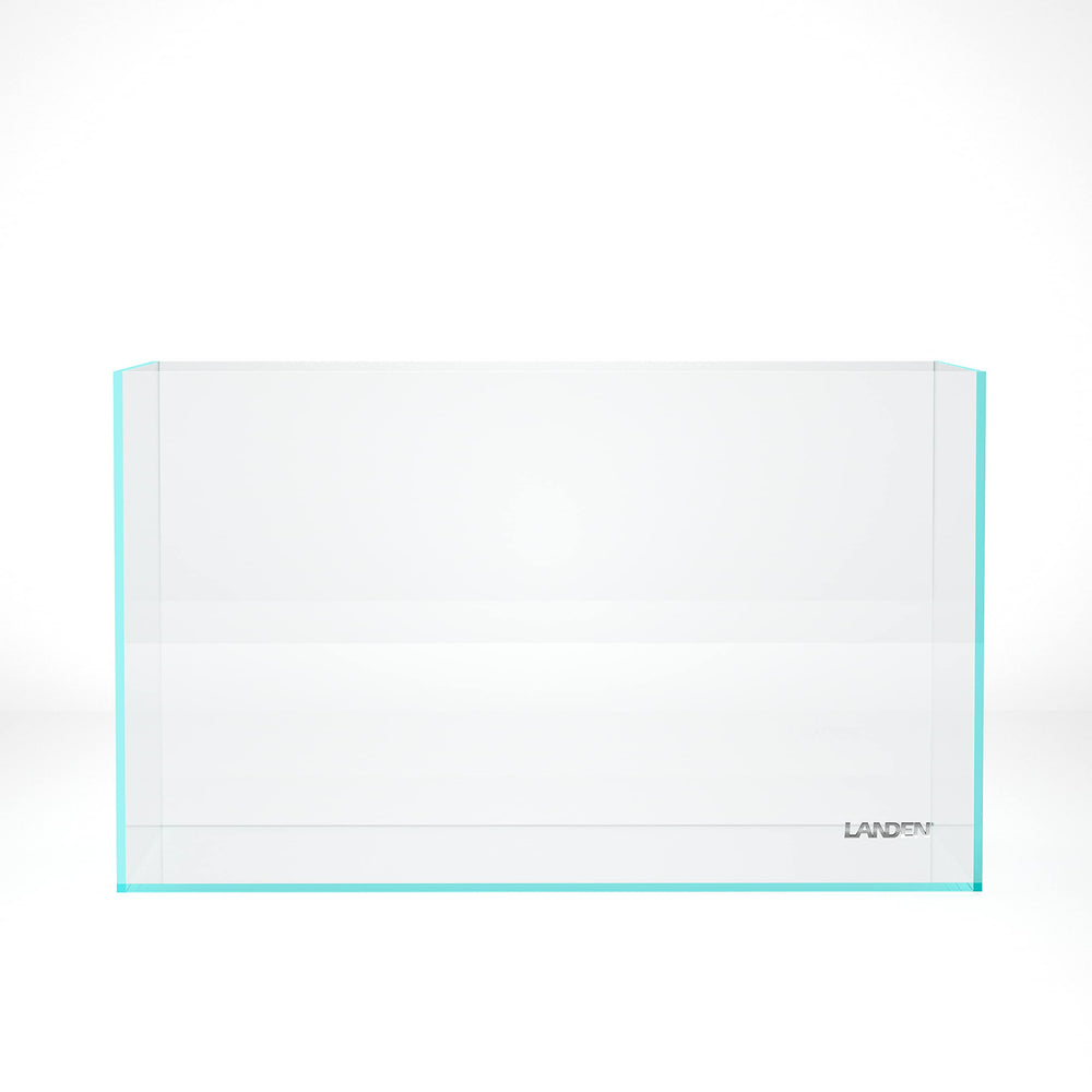 Landen 60P rimless aquarium front view for bezel-less immersion and clear visibility.