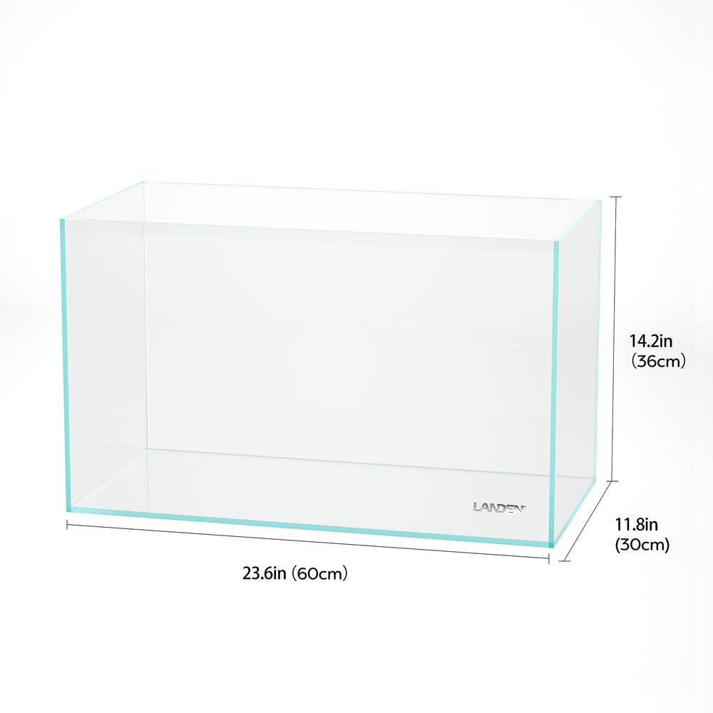 Landen 60P top view illustrating compact footprint for landscape aquascapes.