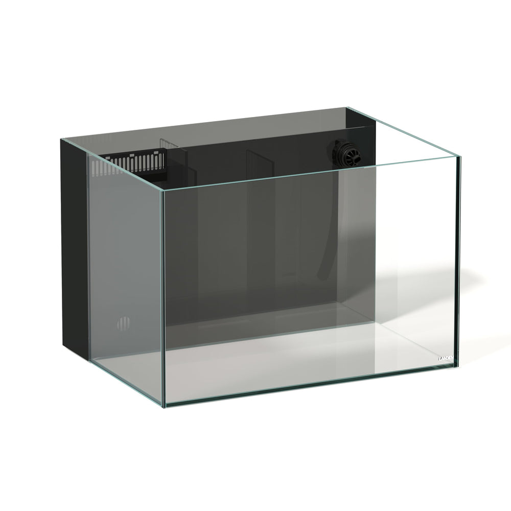 Landen 60P rimless edge glass for a seamless, modern aquarium look