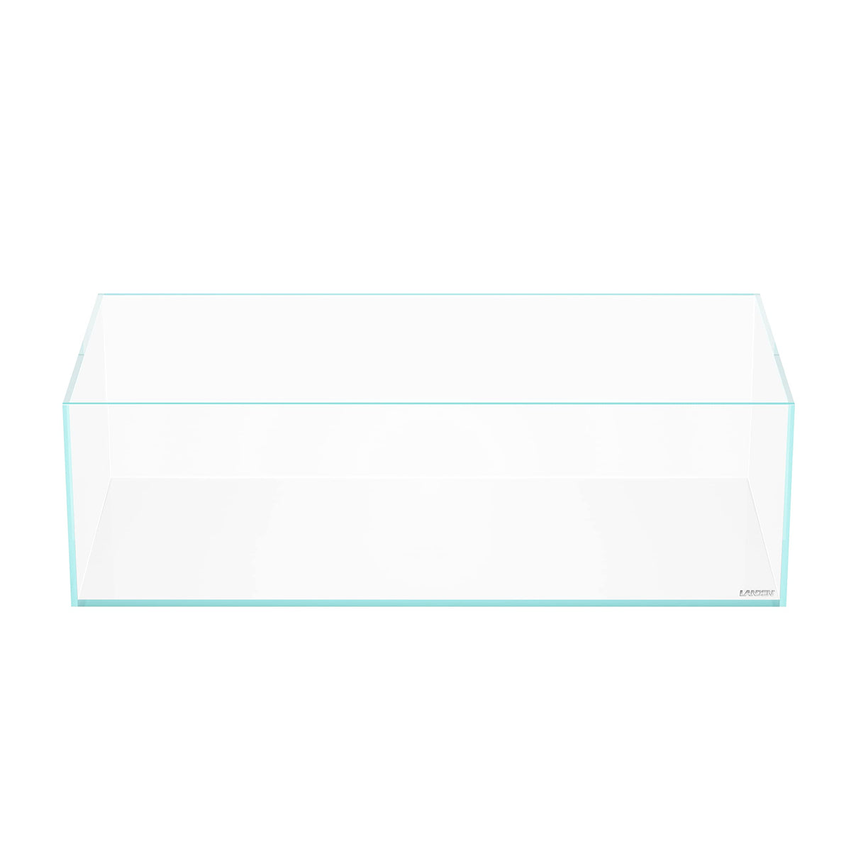LANDEN 60S front panoramic view showcases shallow tank design for beginner-friendly setups.