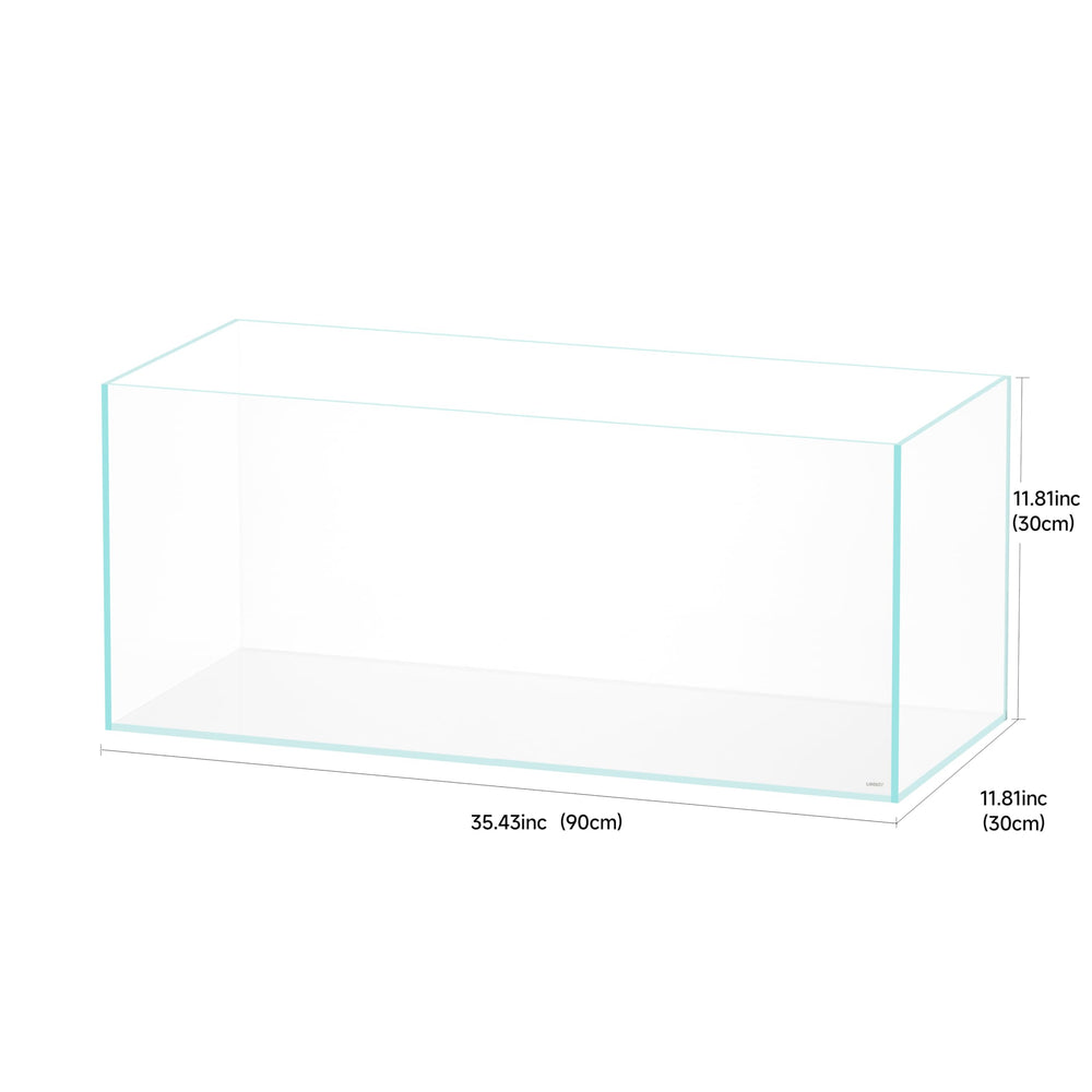 LANDEN 90L 8mm glass provides sturdy construction and reliable sealing.