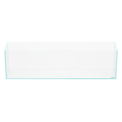 LANDEN 90L aquarium front view highlights panoramic clarity for immersive viewing.