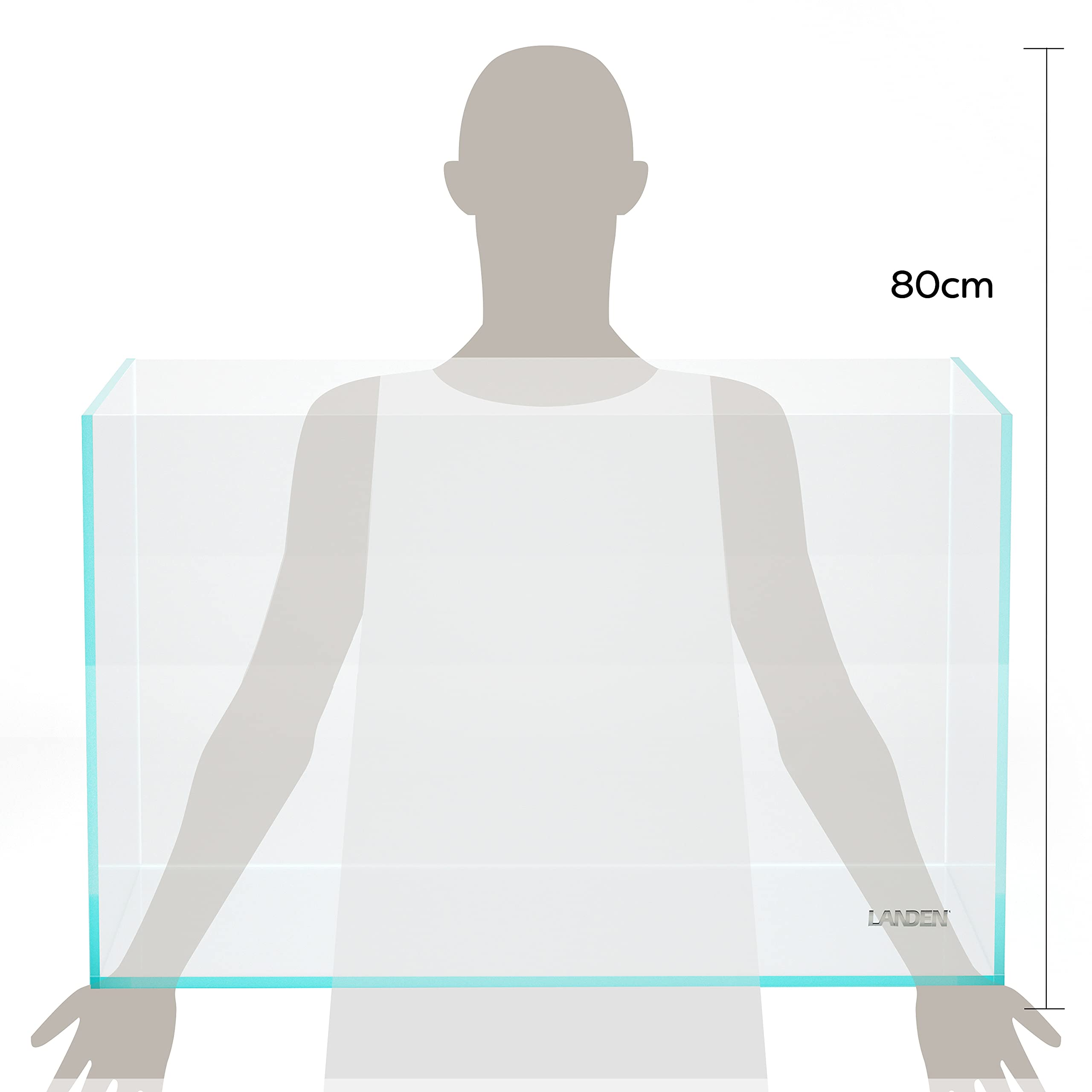 LANDEN 90P bezel-less viewing angle minimises edge distortion.