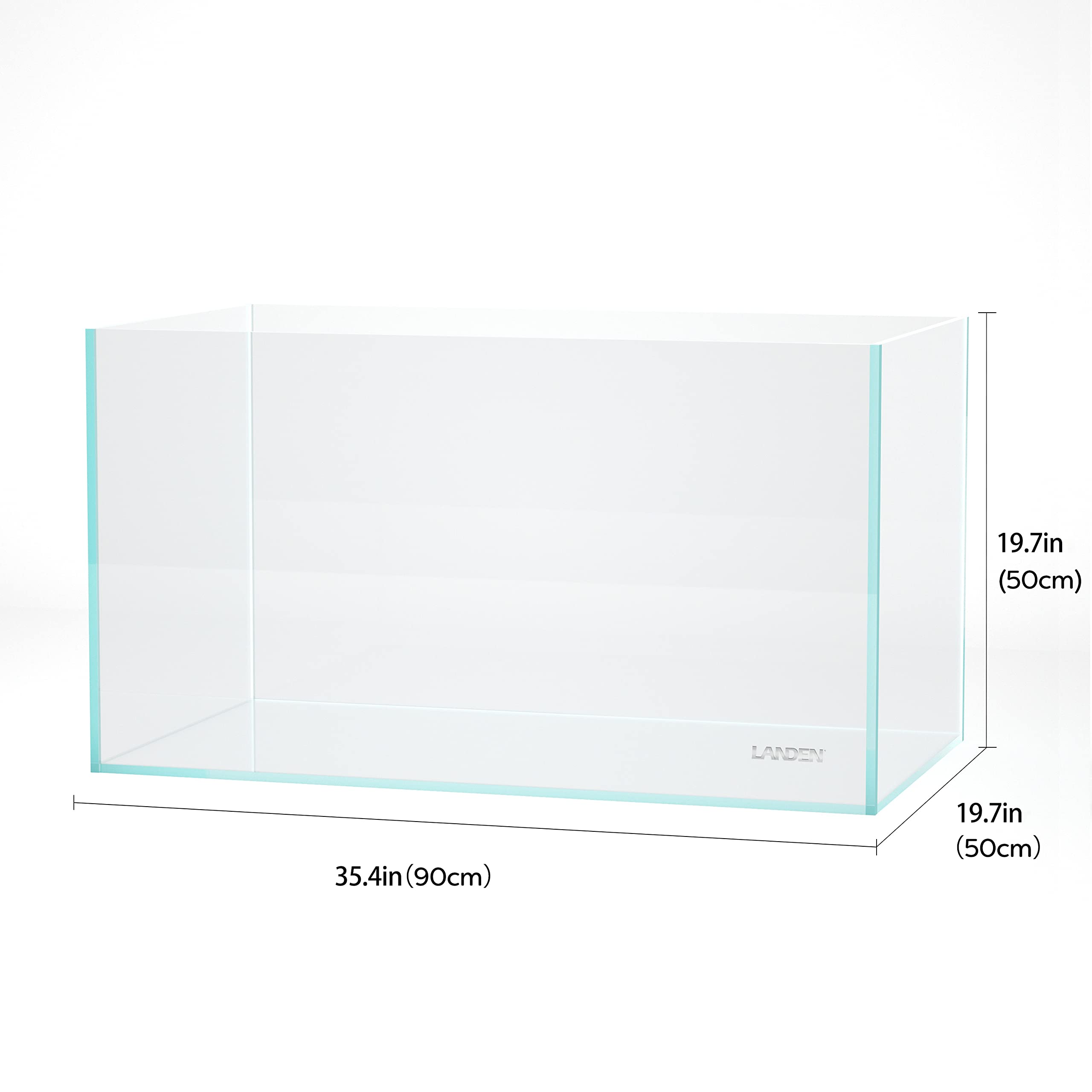 LANDEN 90P low-iron 10mm glass for brighter colors and clarity.