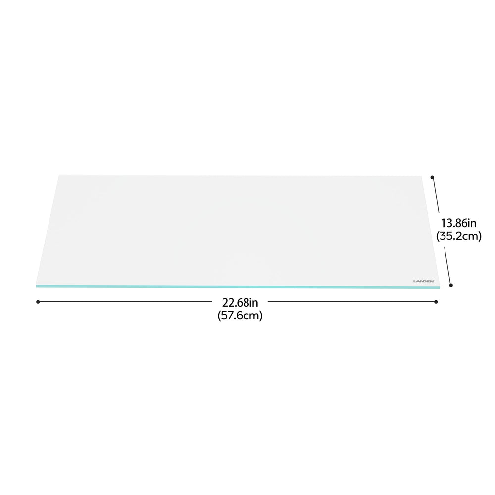 LANDEN 576x352mm lid precisely fits compatible tanks for a clean, streamlined appearance.