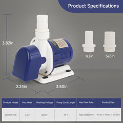 LANDEN BIOSMO 700DC pump external controller shot shows versatile 3-mode control.