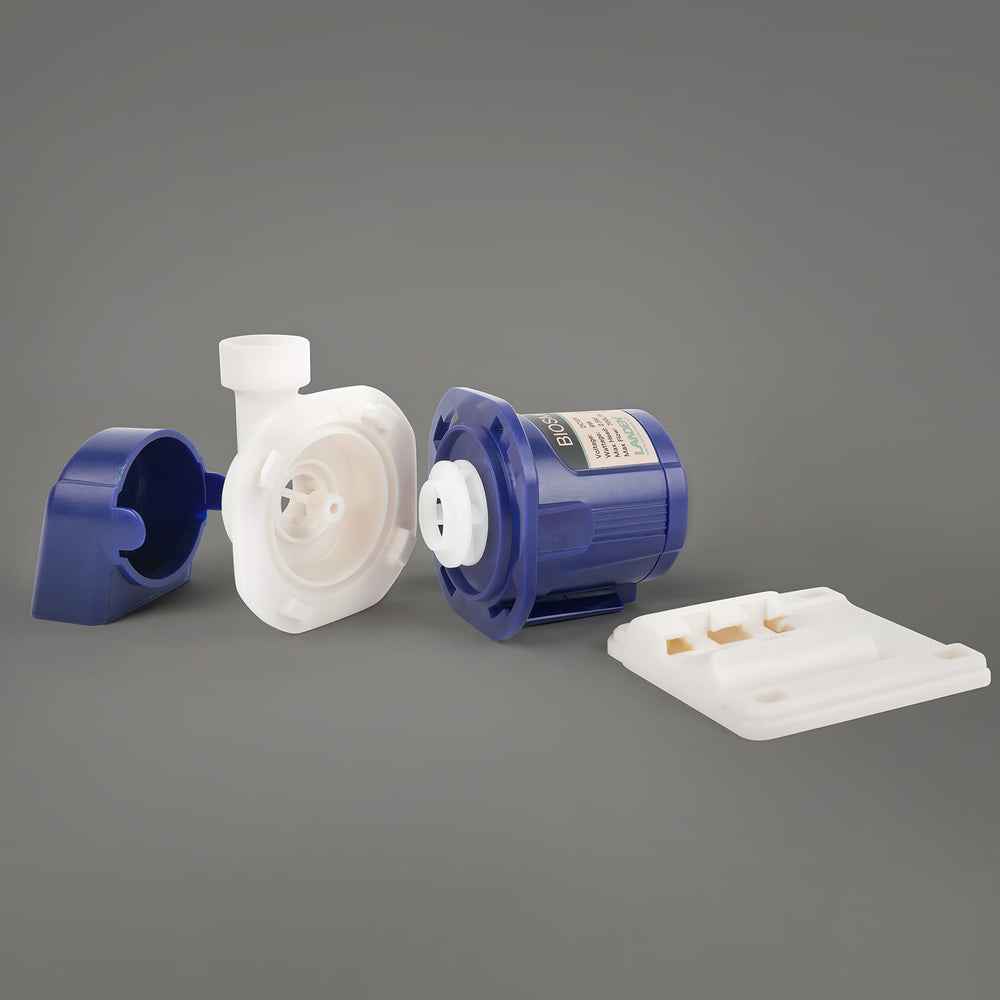 LANDEN BIOSMO 700DC pump internal/external installation in aquarium system.