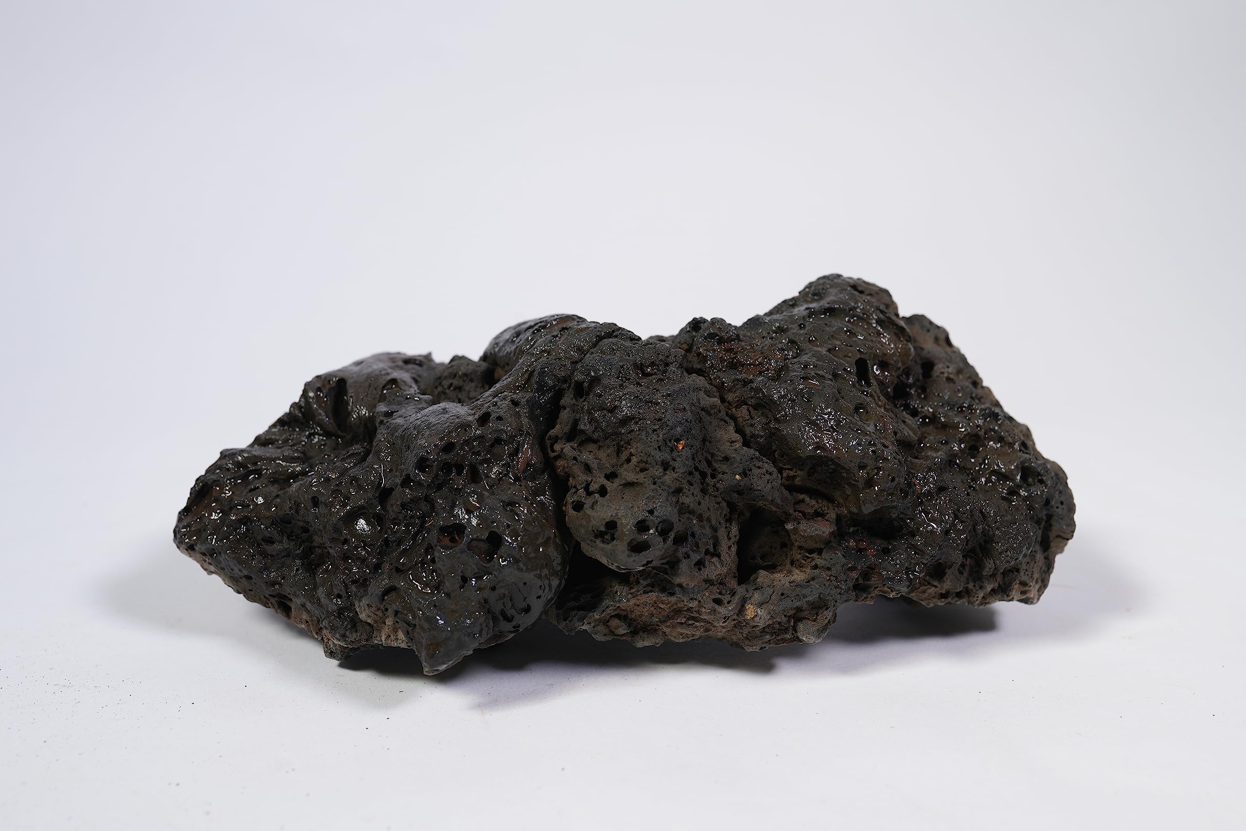 LANDEN Icelandic lava stone texture close-up demonstrating porous surface for bio-media use.
