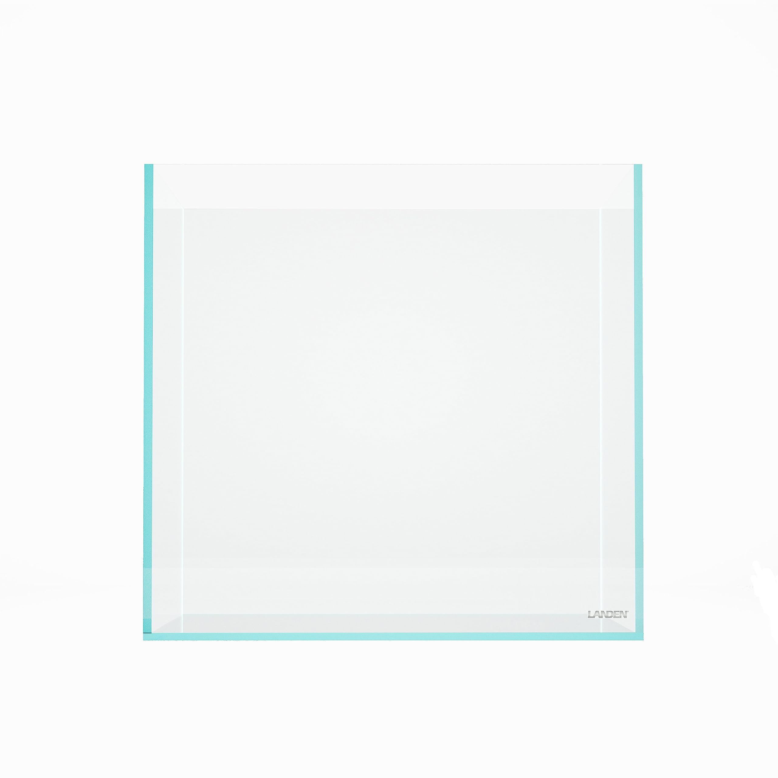 LANDEN borderless edge detail reveals seamless corners for a sleek look.