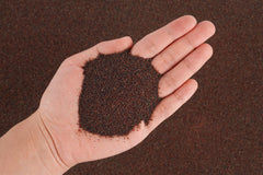 LANDEN Congo aquascape sand texture closeup 0.4-0.9mm grain supports plant anchoring and growth