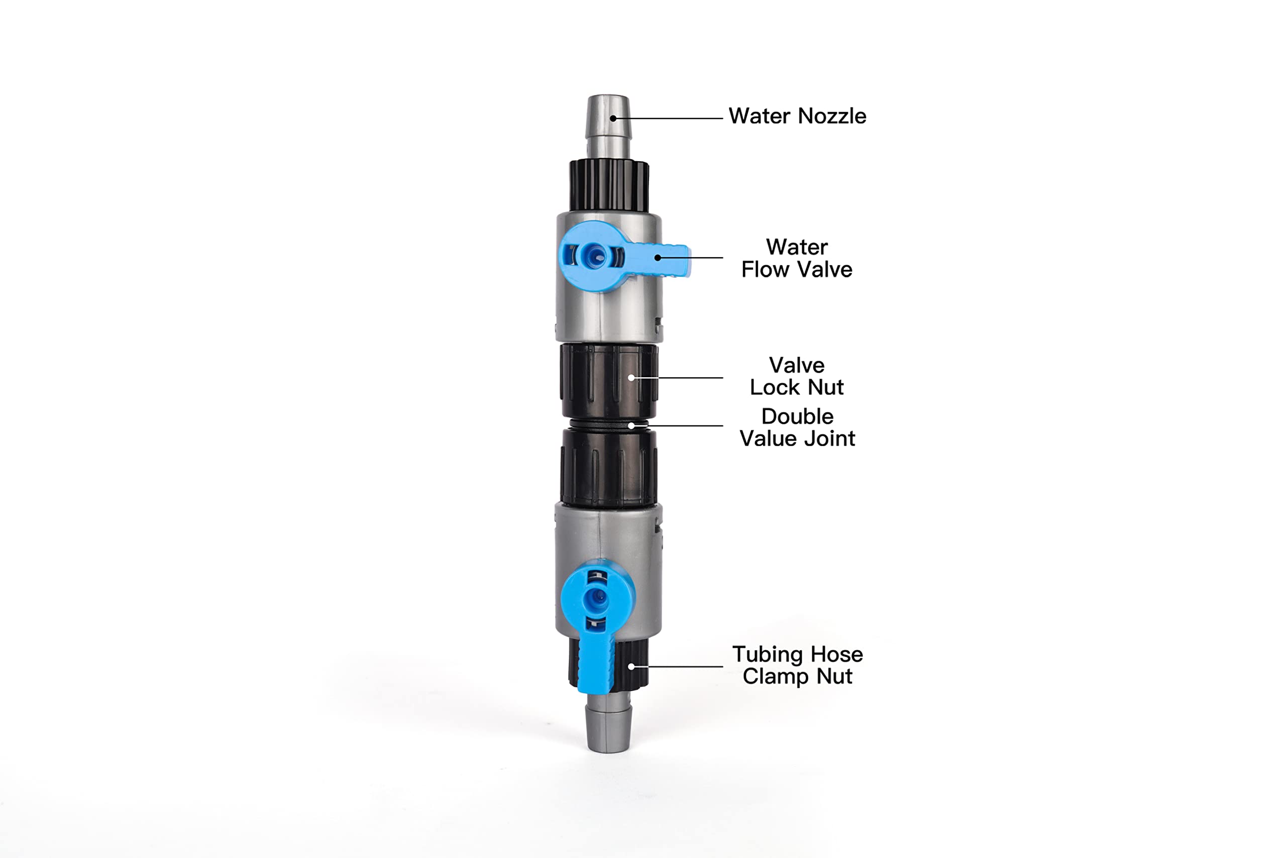 LANDEN double tab connector hose clamp and nut illustrate quick release and secure connection