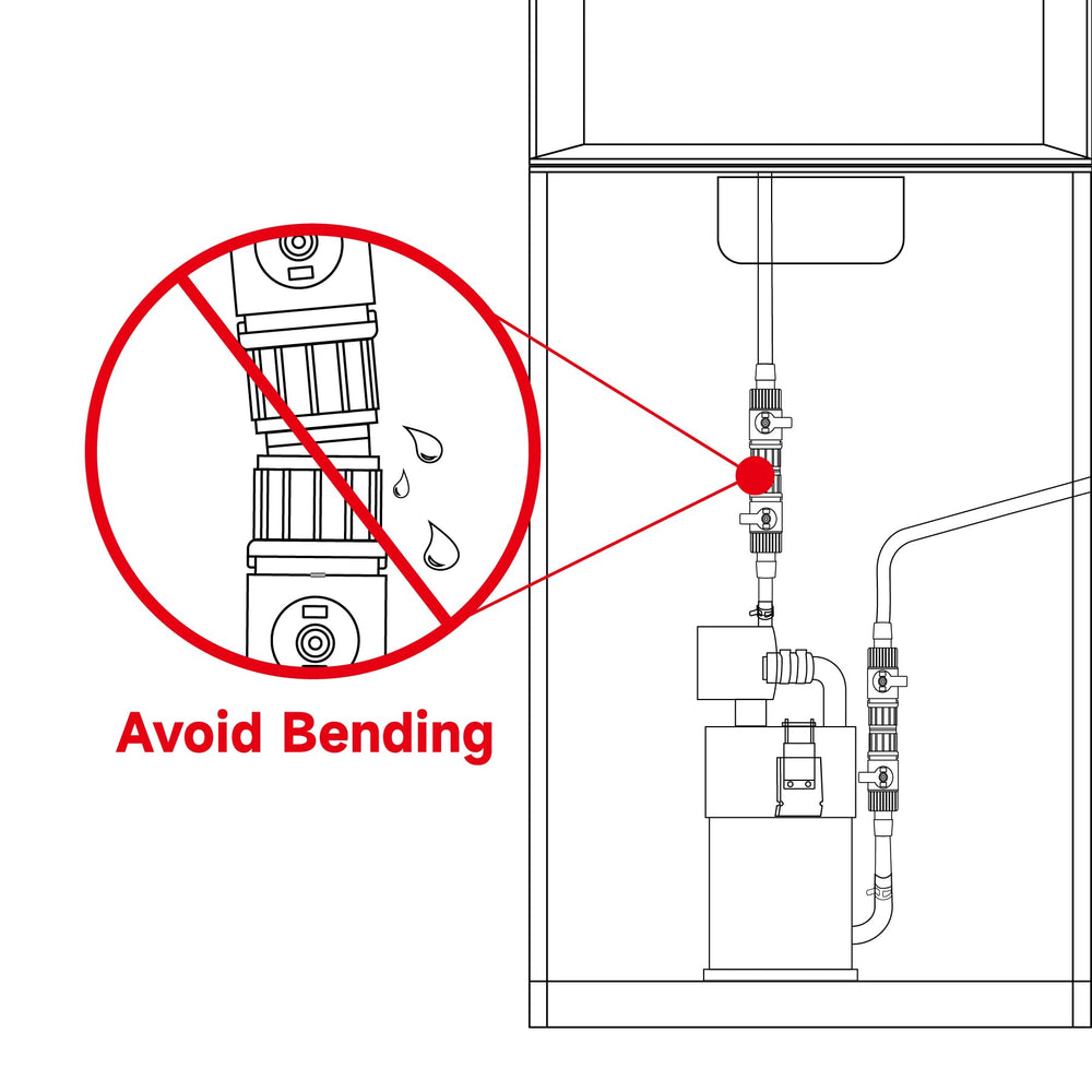LANDEN double tab connector valve detail showing precise flow control