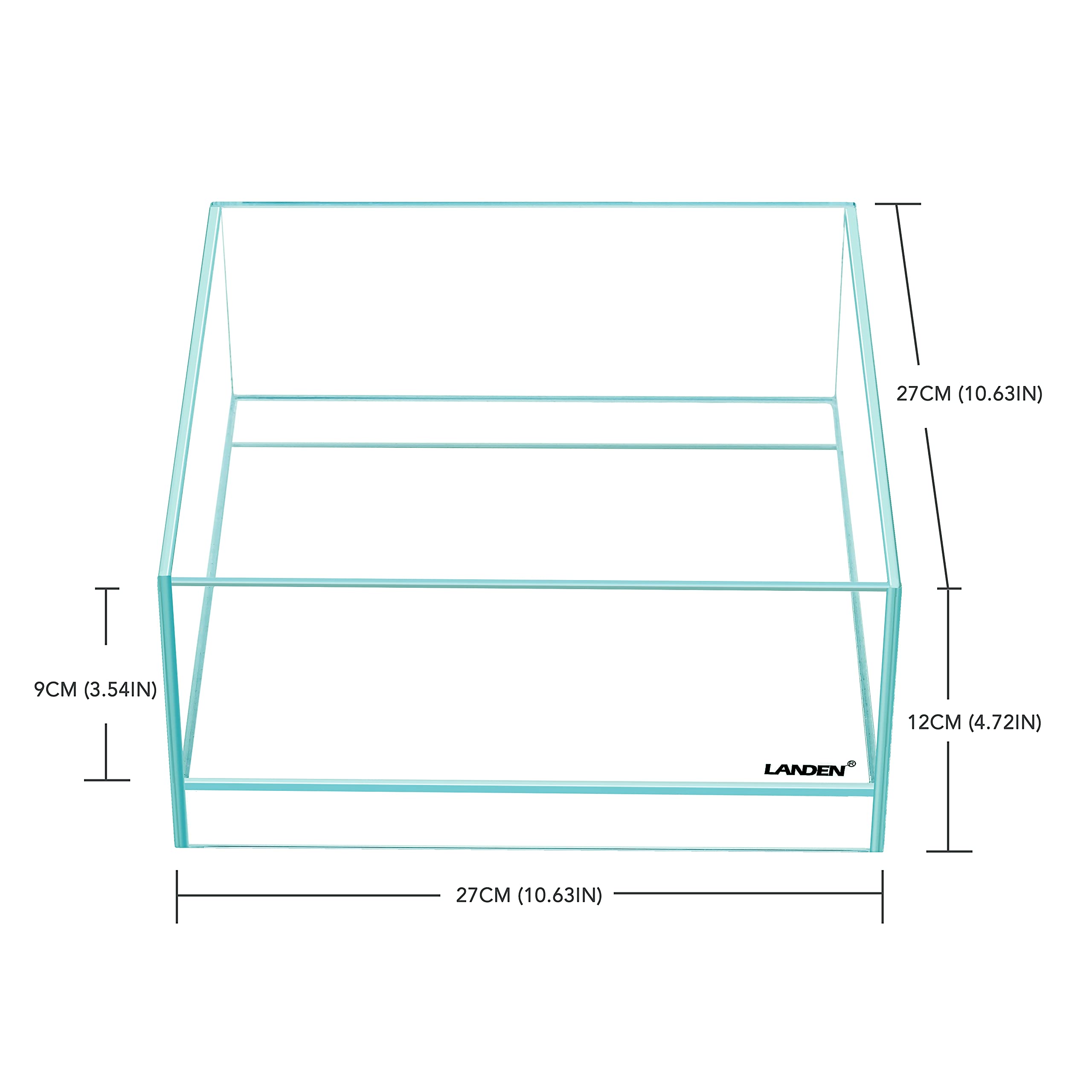 LANDEN Glass Air Tank five-millimeter glass for durability and clarity.