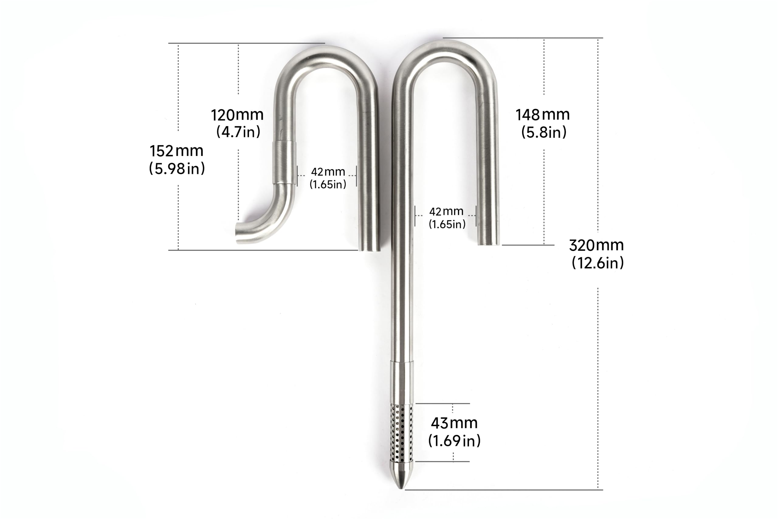 LANDEN lily pipe outflow 16mm providing even dispersion and substrate stability