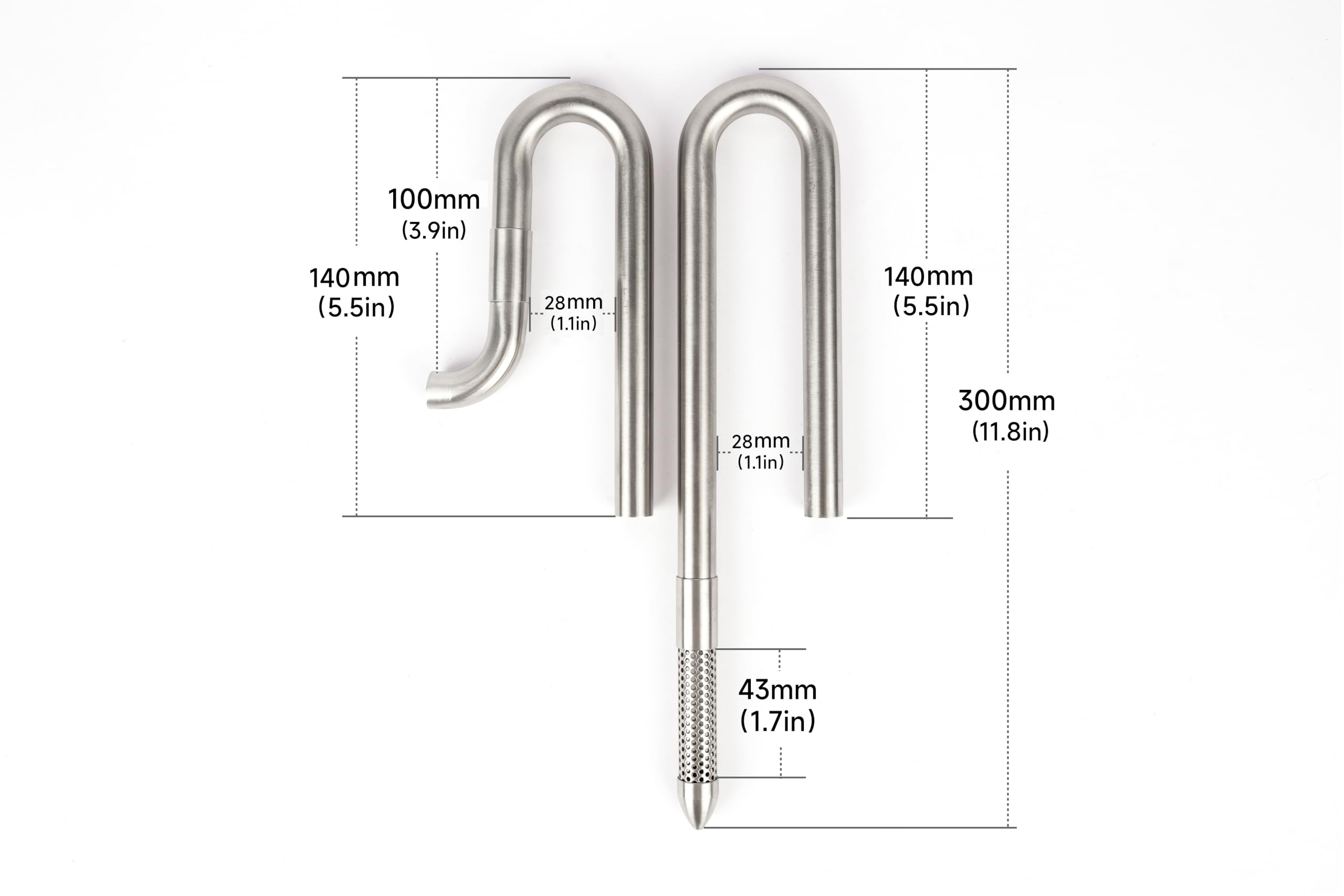 LANDEN lily pipes outflow 12mm delivers even circulation with minimal glare
