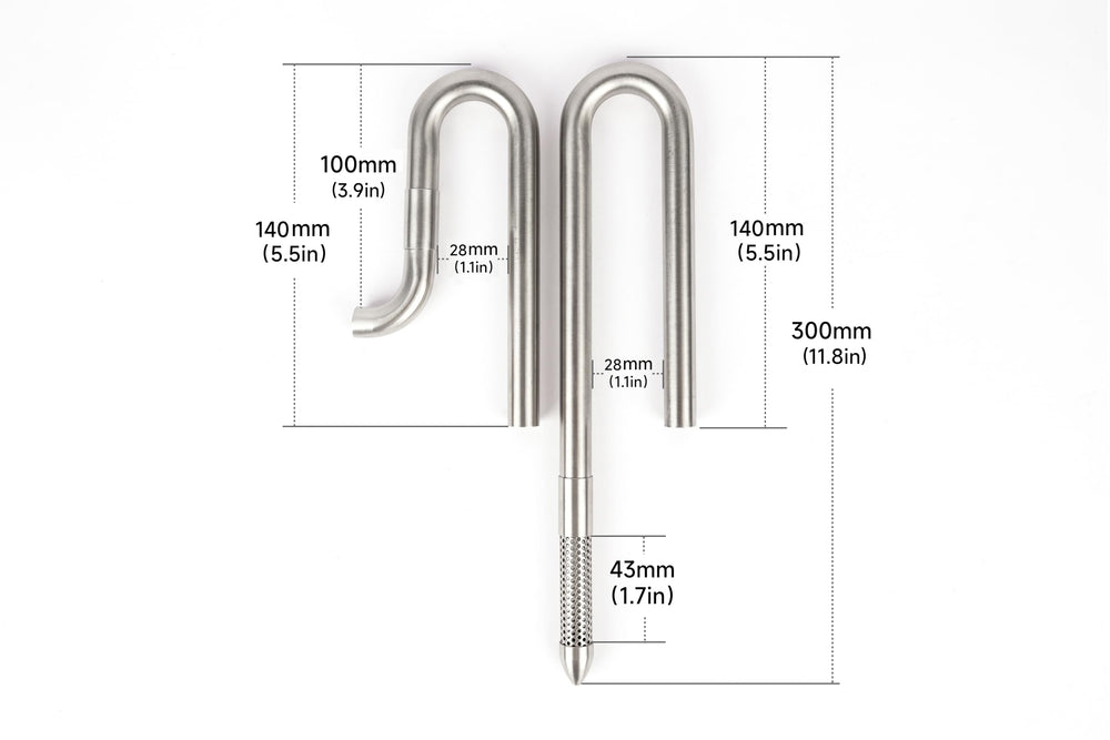 LANDEN lily pipes outflow 12mm delivers even circulation with minimal glare