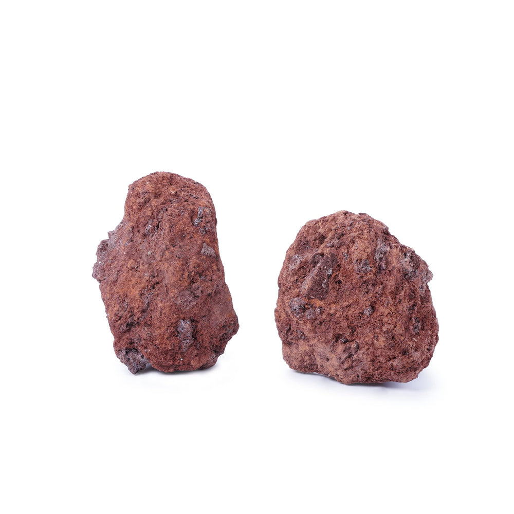 LANDEN Red Lava Stones planted aquascape view demonstrating natural landscape styling.