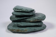 LANDEN River Slate Rocks closeup texture highlights color variation for realism.