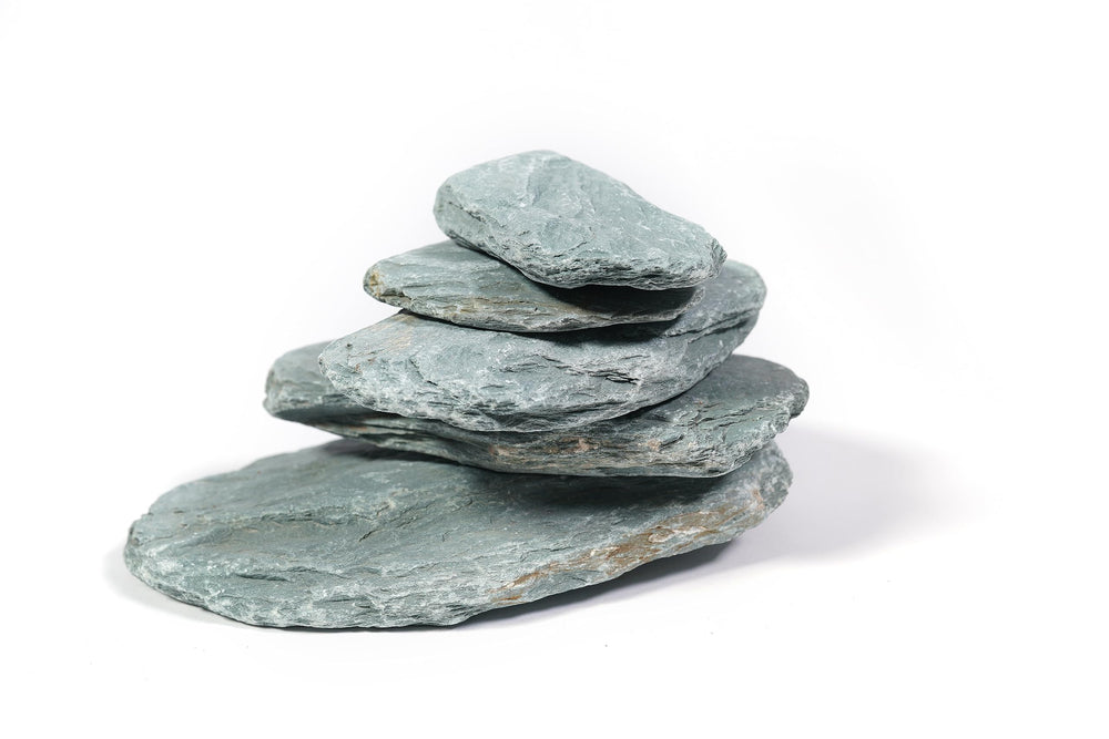 LANDEN River Slate Rocks neutral pH stability helps maintain calm water chemistry.