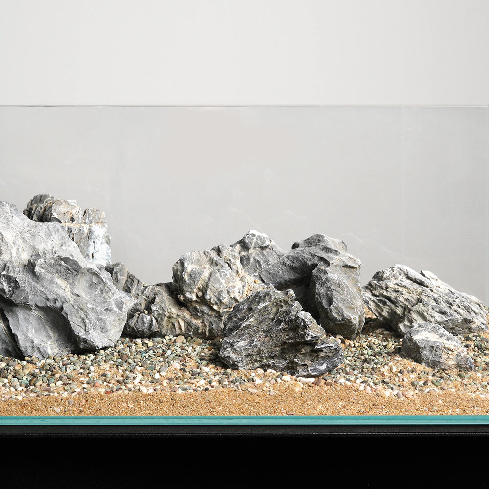 LANDEN Seiryu Stones forest layout base for sandy bottoms and natural plant growth.