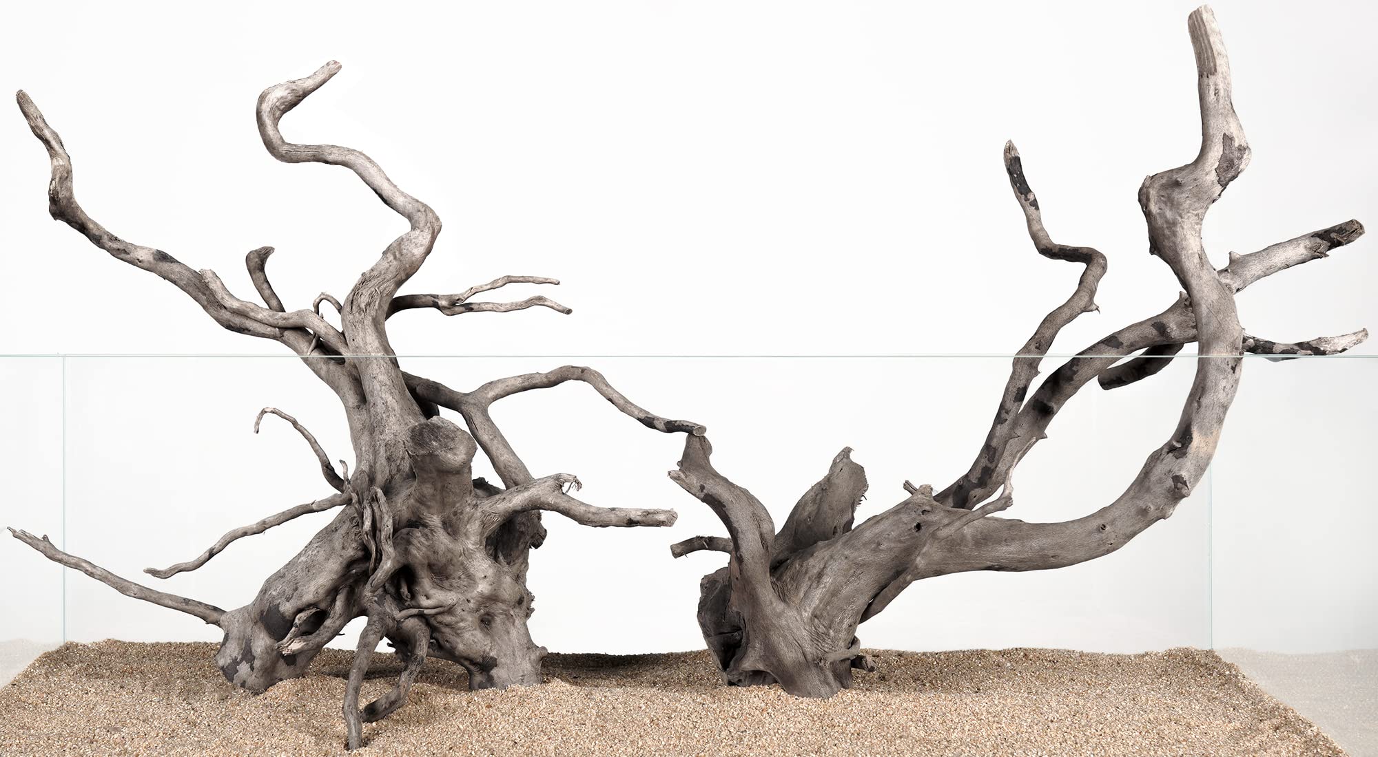 LANDEN Spider Wood driftwood branch in aquarium adds natural texture and shelter.
