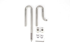 LANDEN 304 stainless steel pipes highlight sleek, durable construction