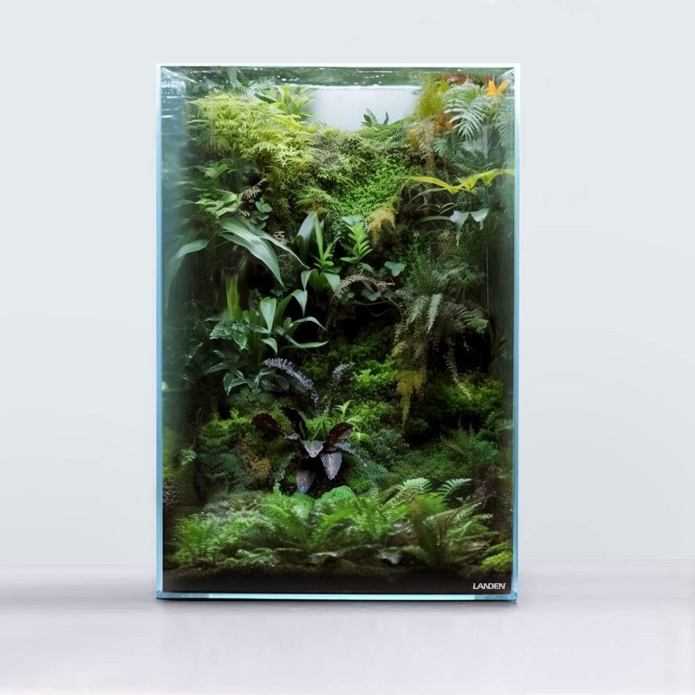 LANDEN tall tank-rimless-design-closeup demonstrates minimalist-modern aesthetics suitable for any room.