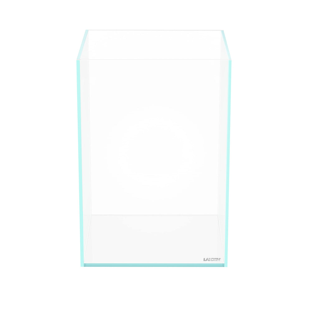 LANDEN tall tank front view showcases a vertical aquascape with vivid colors for hobbyists