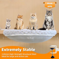 LANERmooos cooling pad included cools your cat during warm days.