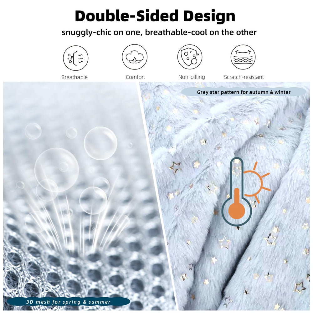 LANERmooos star-pattern fabric adds modern style to your office.