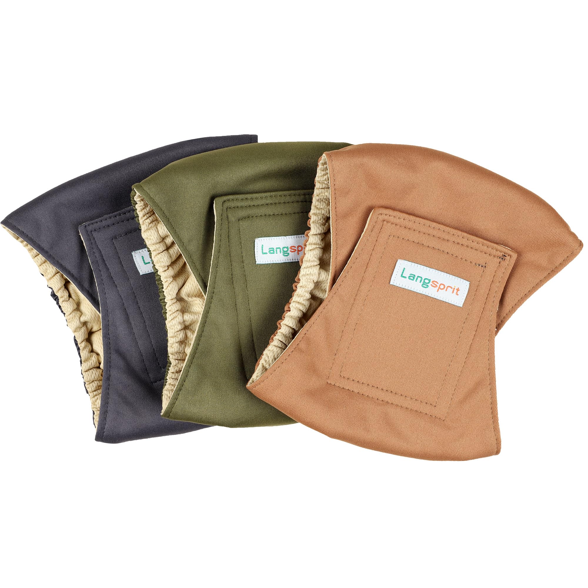 Langsprit banda barriga para perro XS, alta absorbencia para salpicaduras diarias.
