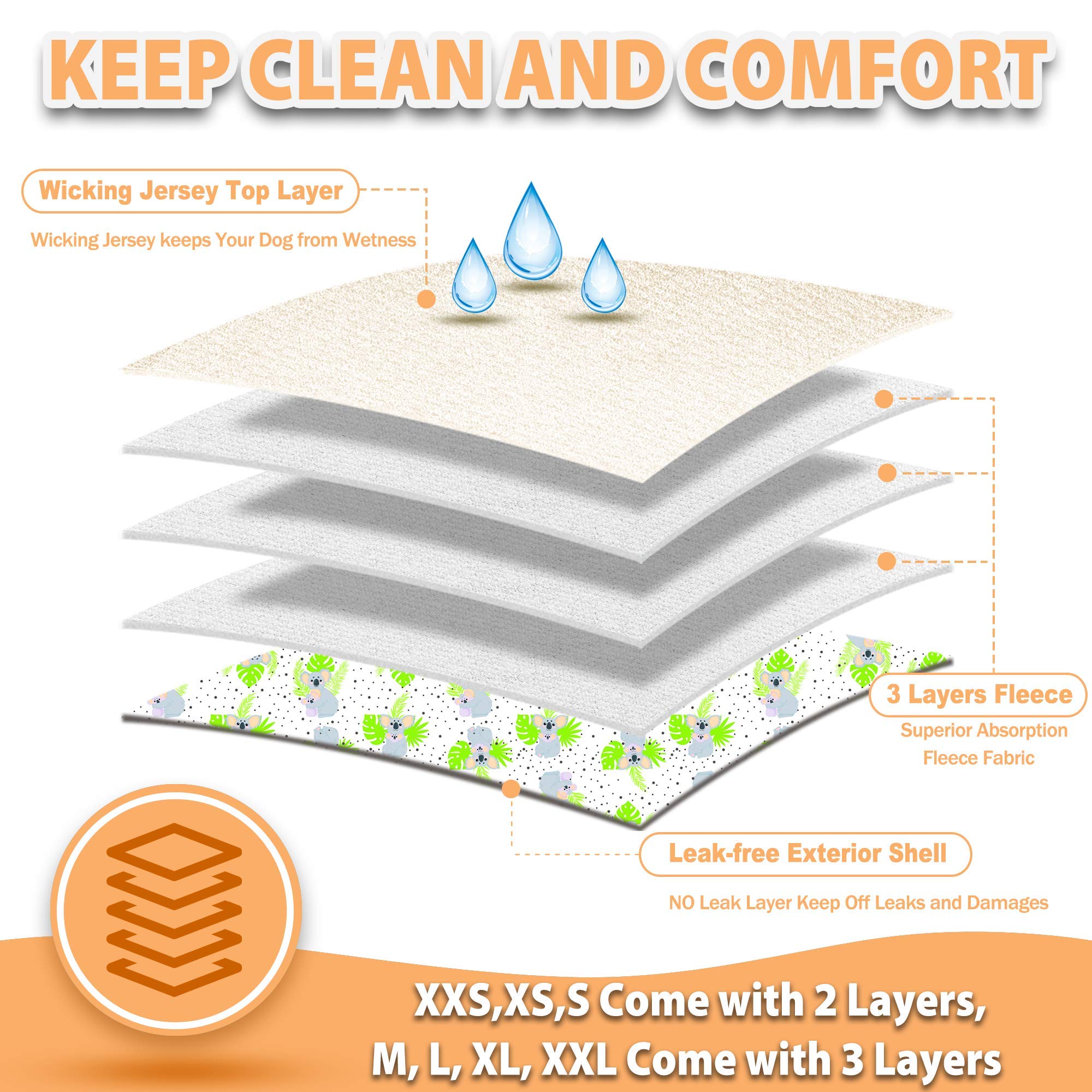 Langsprit Bandas Vientre absorbentes multicapa para absorción eficaz