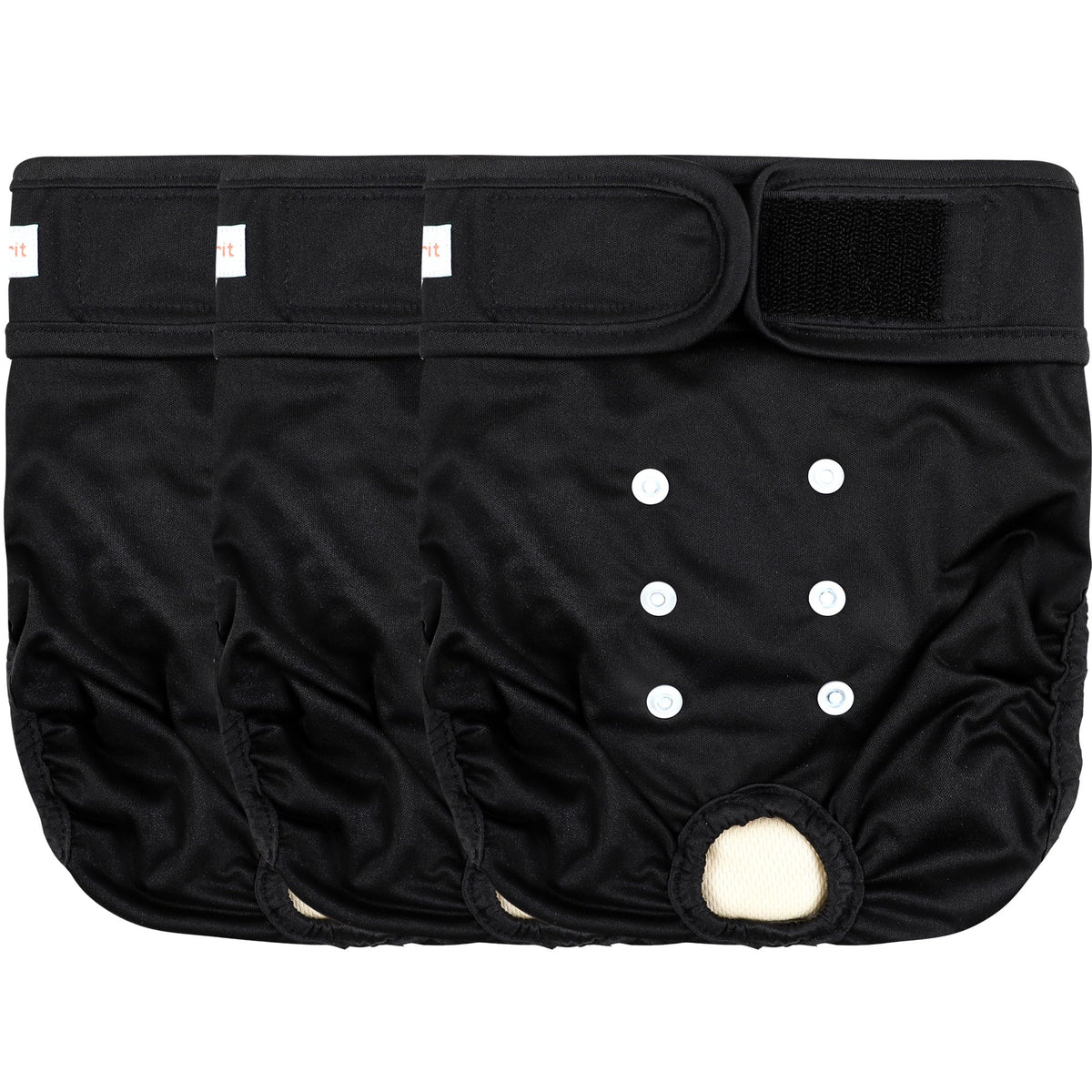 Langsprit washable female dog diapers pack front view for reliable leak protection.
