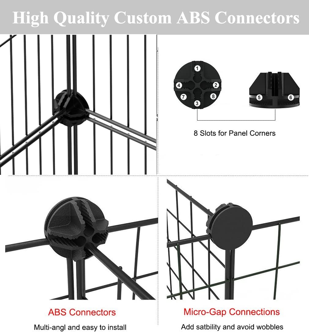 LANGXUN playpen with various-animals setup suits rabbits, guinea pigs, and small pets