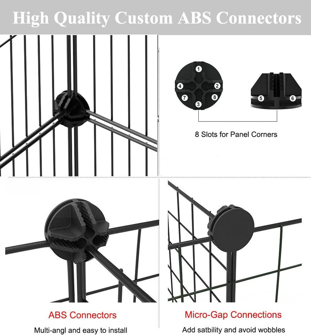 LANGXUN playpen with various-animals setup suits rabbits, guinea pigs, and small pets
