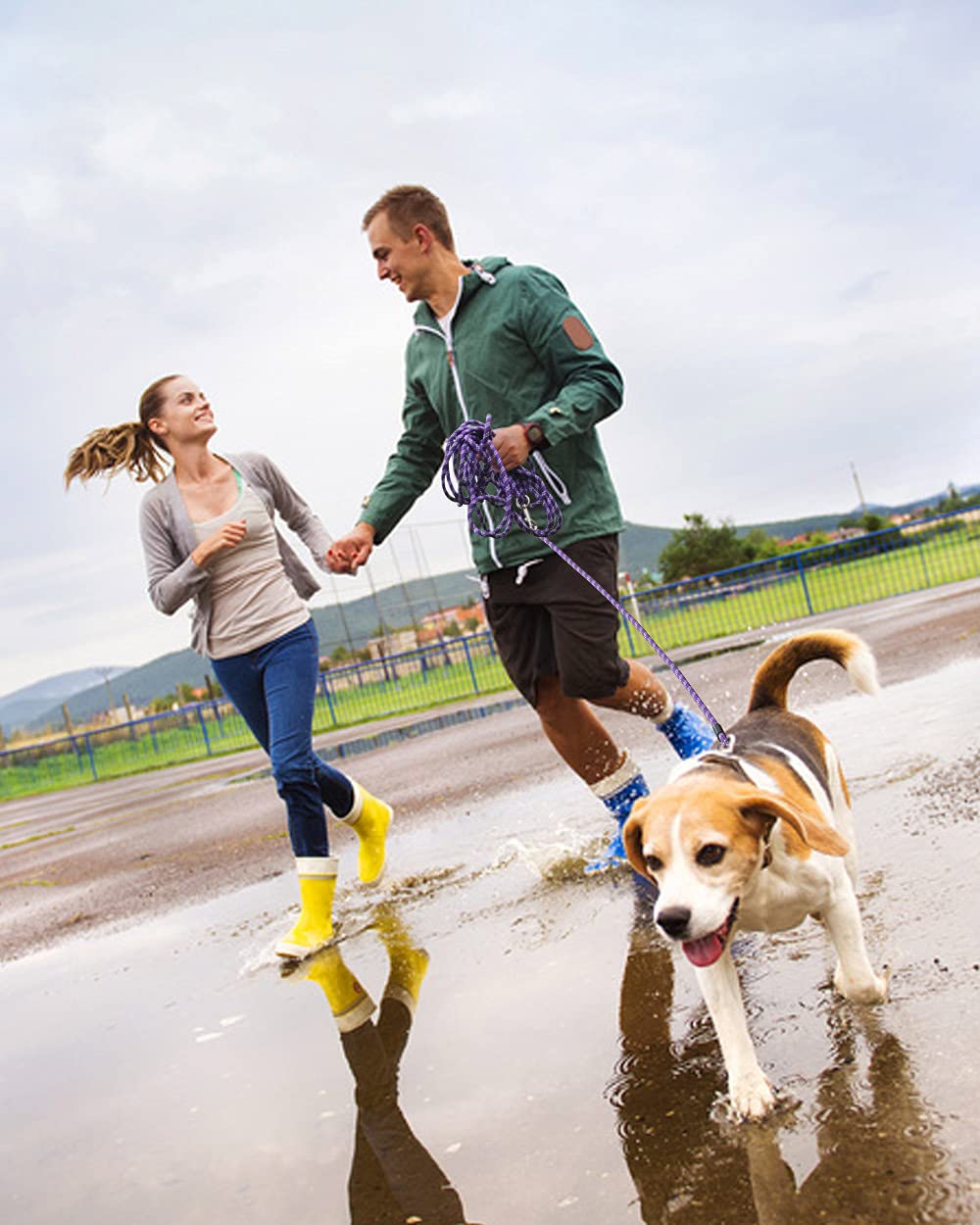 Lanwandeng backyard training leash supports play and basic obedience
