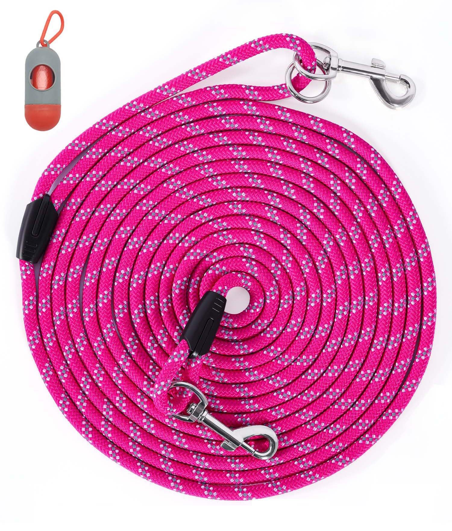 Lanwandeng long dog leash 100ft for outdoor walks with ample training room.
