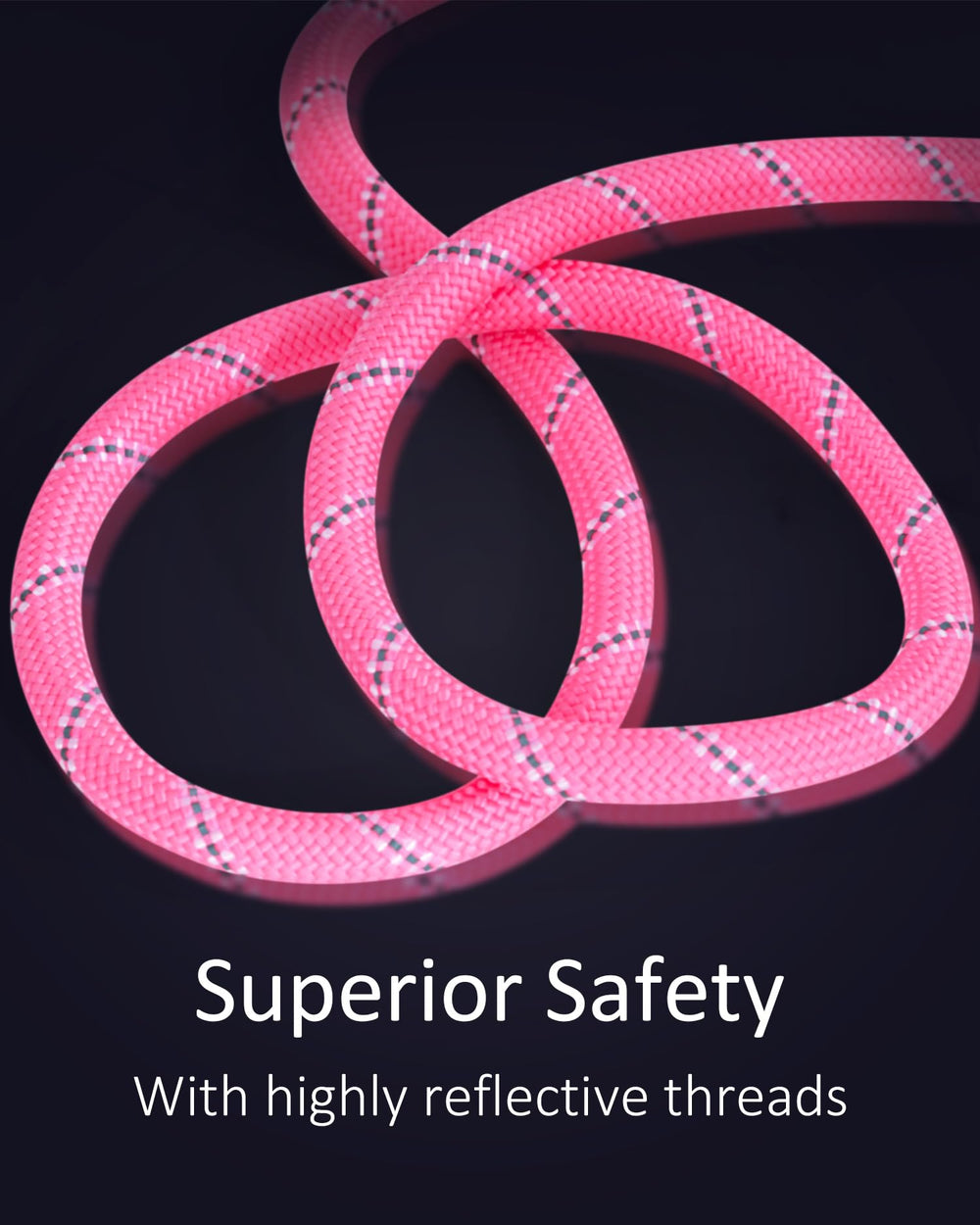 Lanwandeng durable polyester leash for rugged outdoor use and long-lasting performance